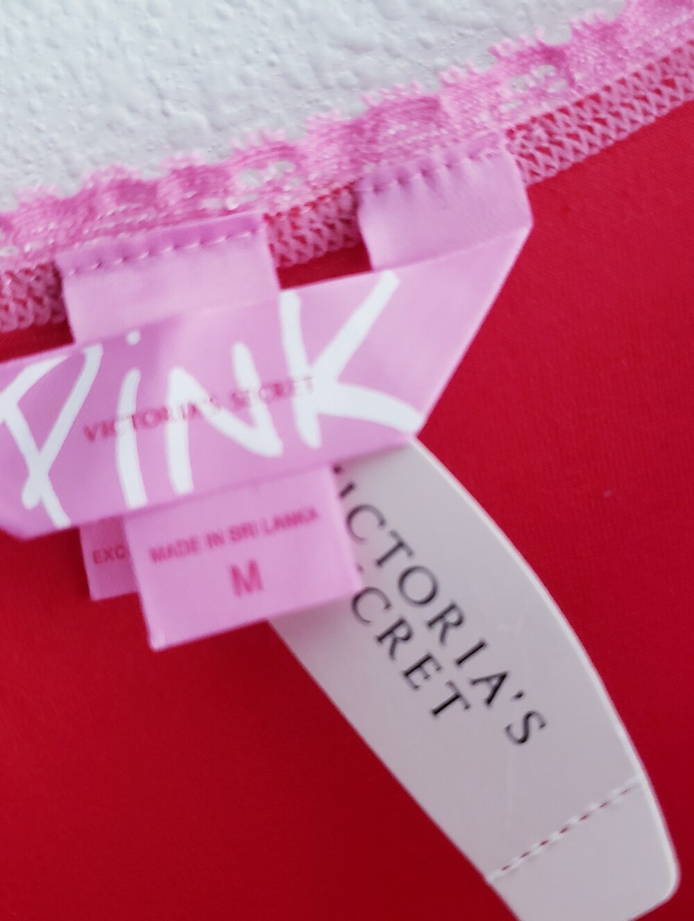 Pink Victoria's Secret Y2K Love pink Tank Top - Picture 7 of 8